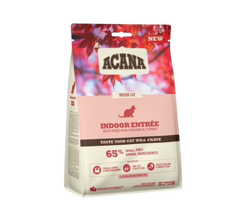 Sausas kačių ėdalas Acana Indoor Entree Cat, 4.5 kg