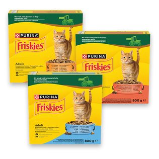 Sausas kačių ėdalas FRISKIES, 800 g