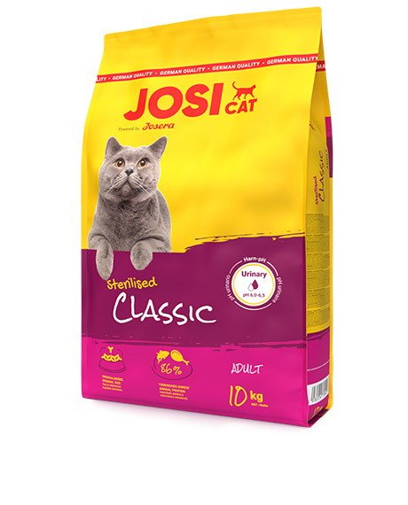 Sausas kačių ėdalas JOSICAT Sterilised Classic, su žuvimi, 650 g