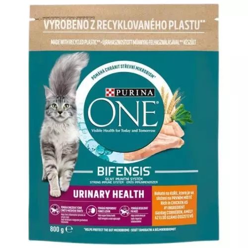 Sausas kačių ėdalas ONE Urinary, su vištiena, 750 g
