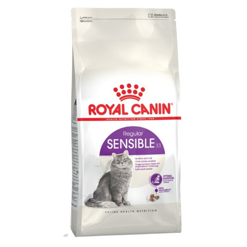 Sausas kačių ėdalas ROYAL CANIN FHN Sensible, 4 kg