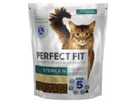 Sausas kačių maistas PERFECT FITsteril.katėms su višt., 1.4 kg, 1.4 kg
