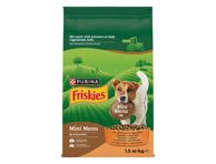 Sausas mažų veislių šunų ėdalas FRISKIES su vištiena, 1500 g
