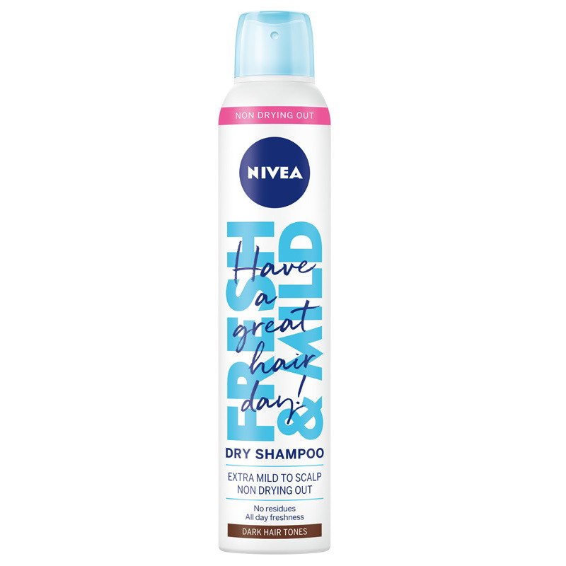Sausas šampūnas tamsiaplaukėms Nivea Fresh Revive, 200 ml