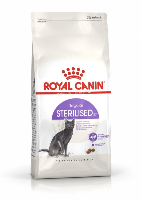 Sausas sterilizuotų kačių ėdalas ROYAL CANIN Sterilised, su paukštiena, 4 kg