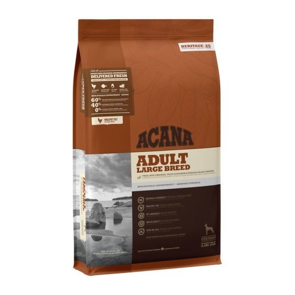 Sausas šunų ėdalas Acana Adult Large Breed, 11.4 kg