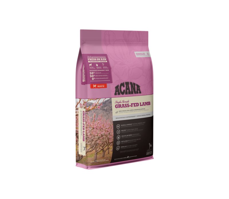 Sausas šunų ėdalas Acana Grass-Fed Lamb Dog, 11.4 kg