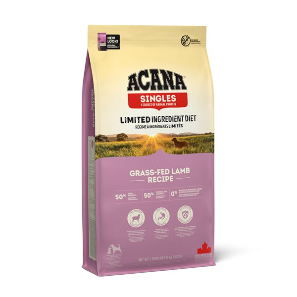 Sausas šunų ėdalas ACANA Grass-Fed Lamb, su ėriena ir obuoliais, 2 kg