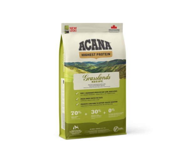 Sausas šunų ėdalas Acana Grasslands Dog, 11.4 kg