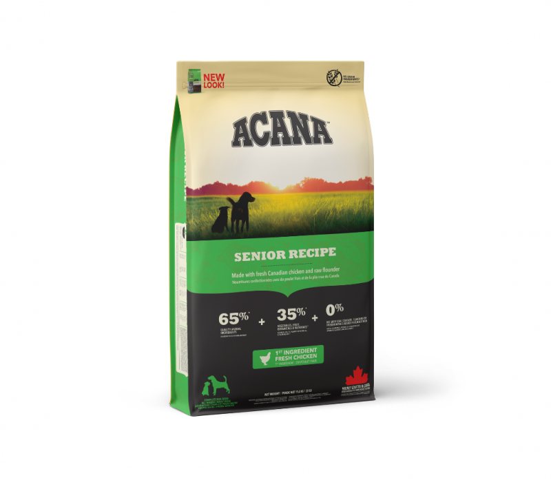 Sausas šunų ėdalas Acana Senior, 11.4 kg