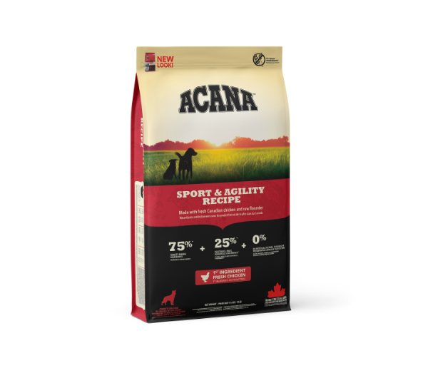 Sausas šunų ėdalas Acana Sport&Agility, 11.4 kg