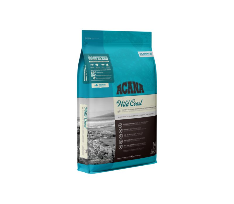 Sausas šunų ėdalas Acana Wild Coast s.m. šunims, 2 kg