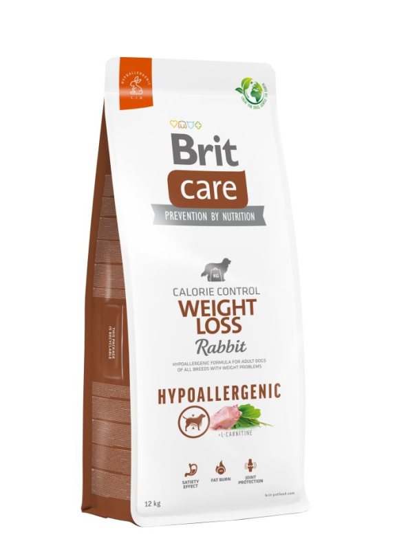 Sausas šunų ėdalas BRIT CARE Weight Loss, su triušiena, 12 kg