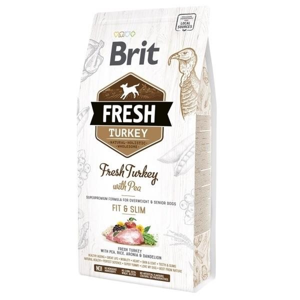 Sausas šunų ėdalas BRIT Turkey With Pea Light, su kalakutiena ir žirniais, 2.5 kg