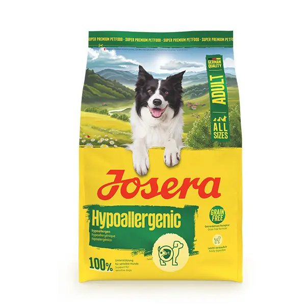 Sausas šunų ėdalas JOSERA Hypoallergenic, be grūdų, su vabzdžiais, 3 kg