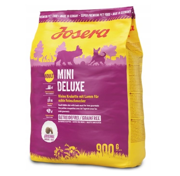 Sausas šunų ėdalas JOSERA Mini Deluxe, su ėriena, 900 g