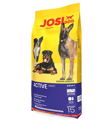 Sausas šunų ėdalas JOSIDOG Active, 15 kg