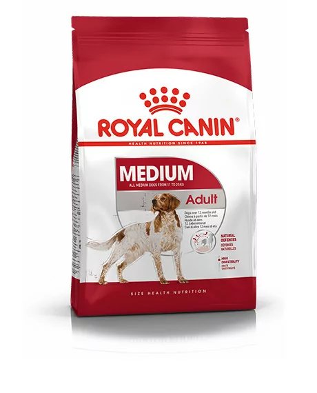 Sausas šunų ėdalas ROYAL CANIN Medium Adult, su vištiena ir kiauliena, 4 kg