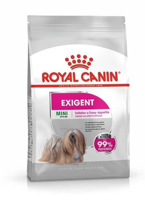 Sausas šunų ėdalas ROYAL CANIN Mini Exigent, su vištiena, 1 kg