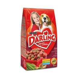 Sausas šunų ėdalas su mėsa ir daržovėmis DARLING, 10 kg