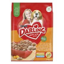 Sausas šunų ėdalas su vištiena DARLING, 3 kg