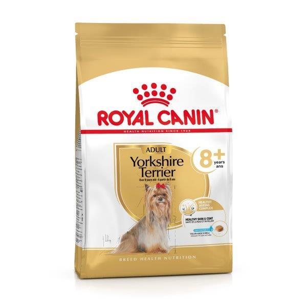 Sausas šunų ėdalas suaugusiems jorkšyrų terjierams ROYAL CANIN YORKSHIRE TERRIER ADULT 8+, 1.5 kg