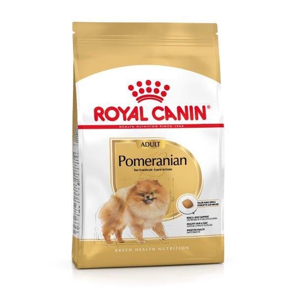 Sausas šunų ėdalas suaugusiems Pomeranijos špicams ROYAL CANIN POMERANIAN ADULT, 1.5 kg