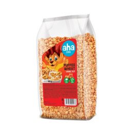Sausi pusryčiai AHA kviečiai su karamele, 400 g