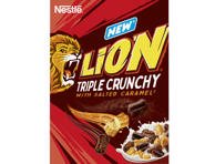 Sausi pusryčiai LION TRIPLE CRUNCHY NESTLE, 300 g