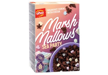 Sausi pusryčiai OHO MARSHMALLOWS SEA PARTY, 325 g
