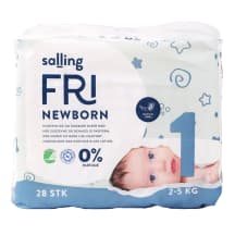 Sausk. SALLING FRI NEWB. 1 d. 2–, 28 vnt., 5 kg