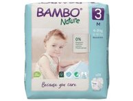 Sauskelnės BAMBO NATURE 3 (4-), 28 vnt., 8 kg
