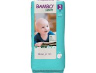 Sauskelnės BAMBO NATURE 3 (4-), 52 vnt., 8 kg