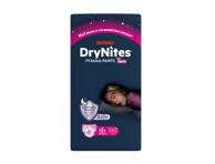 Sauskelnės HUGGIES DRYNITES GIRL, 49-, nuo 13 m., 9 vnt., 60 kg