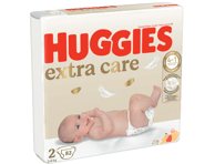 Sauskelnės HUGGIES EXTRA CARE 2, 3-, 82 vnt., 6 kg