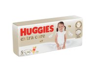 Sauskelnės HUGGIES EXTRA CARE 5, 11-, 50 vnt., 25 kg