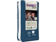 Sauskelnės-kelnaitės BAMBO DREAMY NIGHT PANTS 8-.,35-50kg, 10 vnt., 15 m