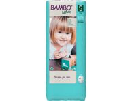 Sauskelnės-kelnaitės BAMBO NATURE 5 (11-), 38 vnt., 17 kg