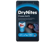 Sauskelnės-kelnaitės HUGGIES DRYNITES BOY 4-7 (17-), 10 vnt., 30 kg