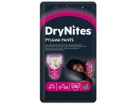Sauskelnės-kelnaitės HUGGIES DRYNITES GIRL 4-7 (17-), 10 vnt., 30 kg