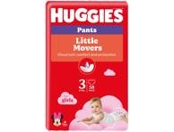 Sauskelnės-kelnaitės HUGGIES GIRLS 3(6-11), 58 vnt