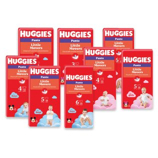 Sauskelnės - kelnaitės HUGGIES PANTS, 44–/pak., 58 vnt