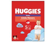 Sauskelnės-kelnaitės HUGGIES PANTS (5) berniukams (12-), 68 vnt., 17 kg