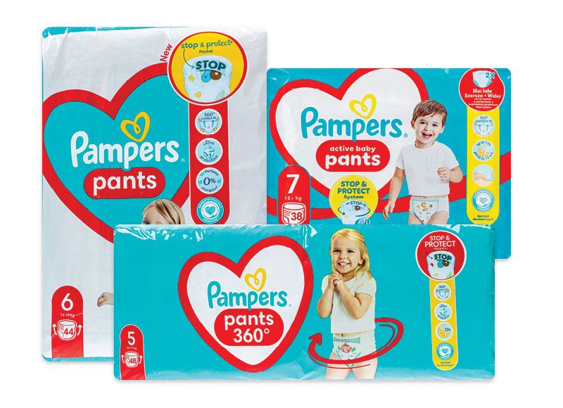 Sauskelnės – kelnaitės PAMPERS PANTS JUMBO PACK