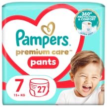 Sauskelnės PAMPERS PREMIUM, 7 d, 27 vnt