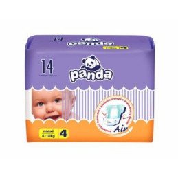 Sauskelnės, PANDA, Maxi 8-, 14 vnt., 18 kg