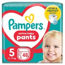 Sausk.keln. PAMPERS JUM S5 12- 48vnt, 17 kg