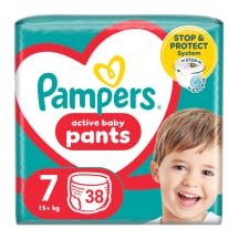Sausk.keln. PAMPERS JUMBO S7 17+kg, 38 vnt