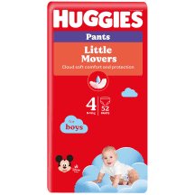 Sausk.keln.HUGGIES BOYS (4) 9-,52vnt, 14 kg