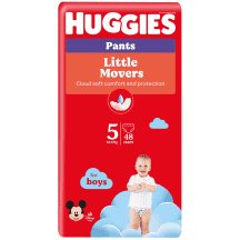 Sausk.keln.HUGGIES BOYS (5)12-,48vnt, 17 kg